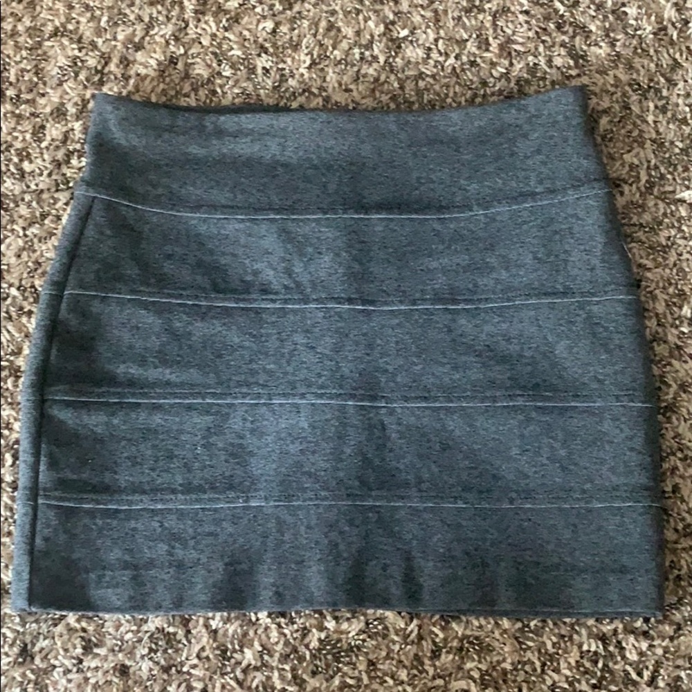Gray mini skirt, good condition